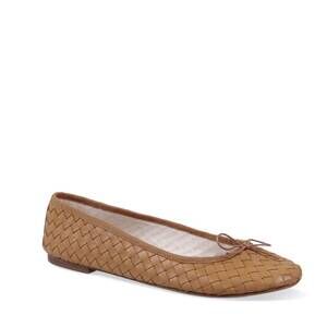NEW MILANER women's spelt nicole ballet flat in caramel